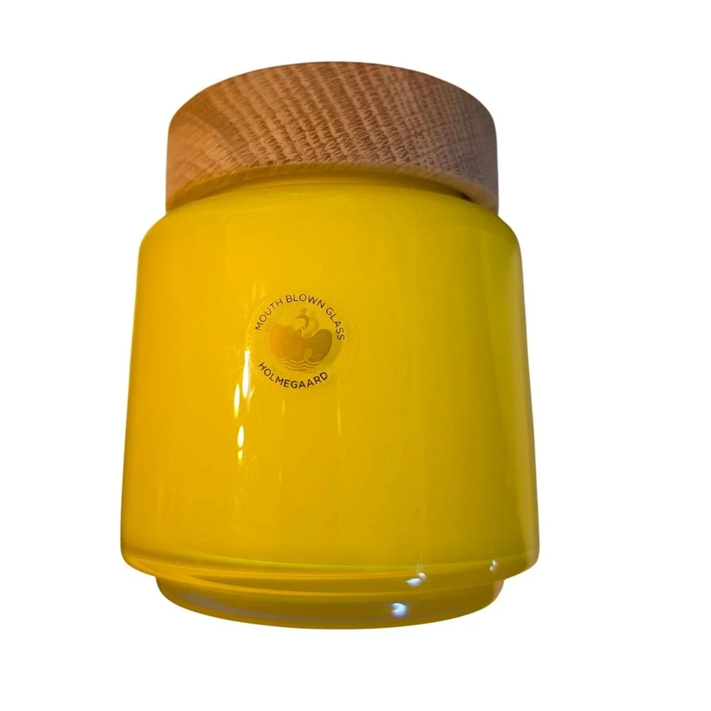 Holmegaard Palet Canisters Michael‎ Bang 1969 Vintage Danish Glass Set of 3